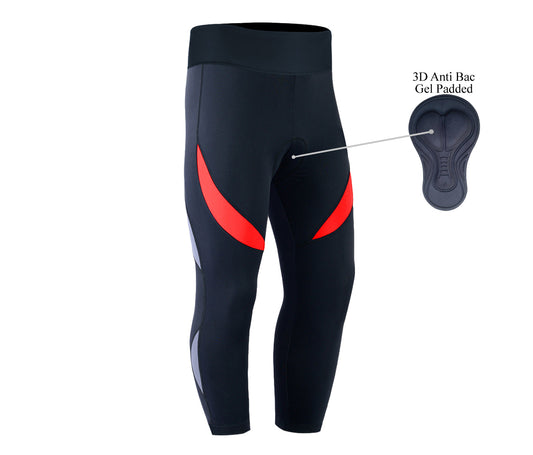 Women Cycling 3/4 Gel Padded Shorts