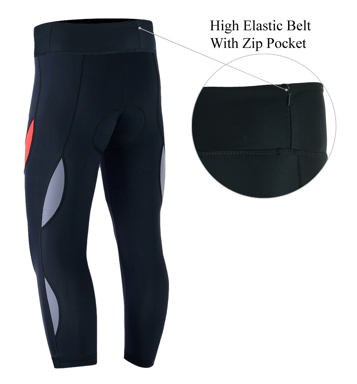 Women Cycling 3/4 Gel Padded Shorts