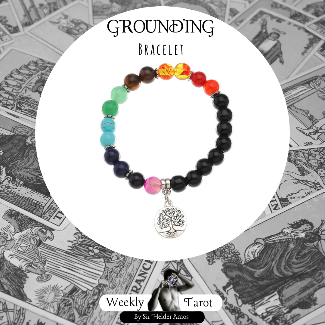 Quartz Chakra Balancing Tree of Life Bracelet