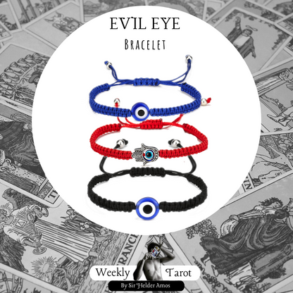 Set of 2 ~ Classic Evil Eye Bracelet (Threaded)