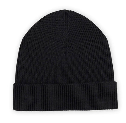 Plain Black Beanie Hat