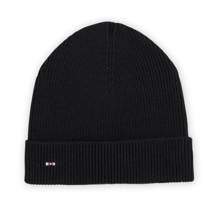 Plain Black Beanie Hat