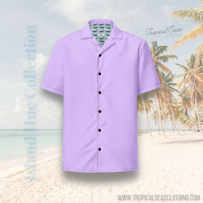 Labelless Deep Purple Button Down Camp Shirt