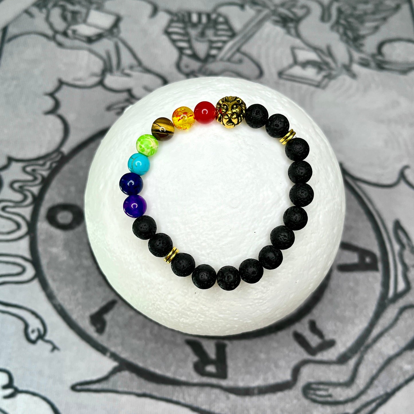 Lion Heart Chakra Balancing Bracelet