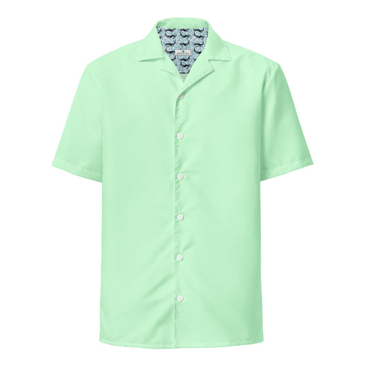 Labelless Mint Green Button Down Camp Shirt