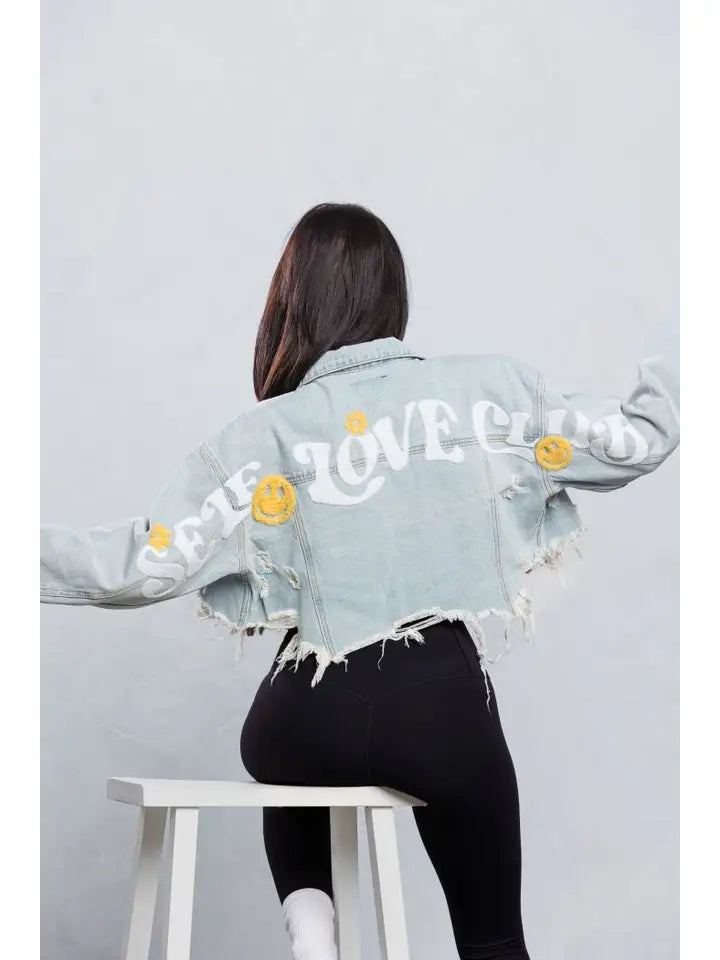 Self Love Club Crop Jacket