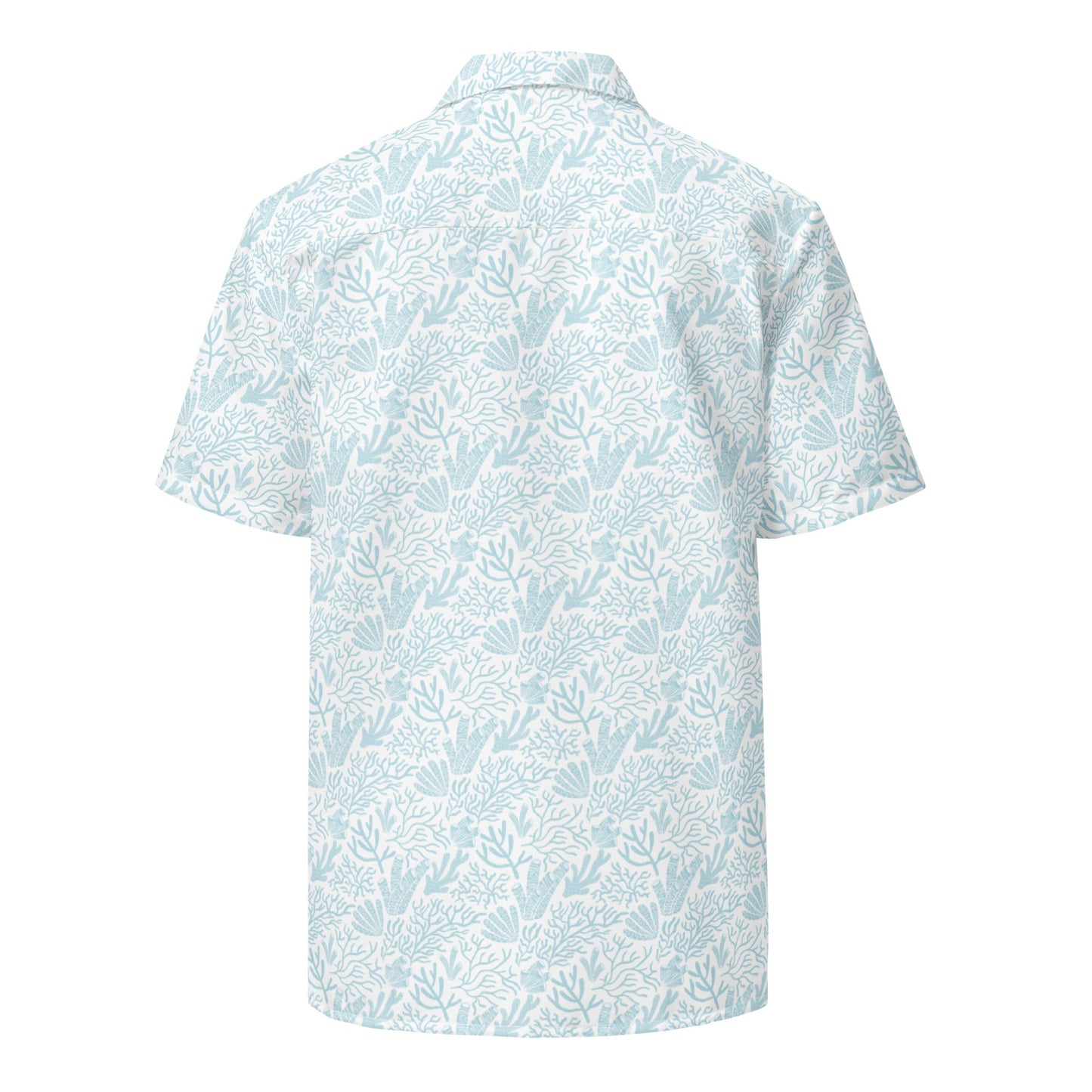 Men’s Coral Reef Resort Button Down Shirt | Sustainable Hawaiian Beachwear