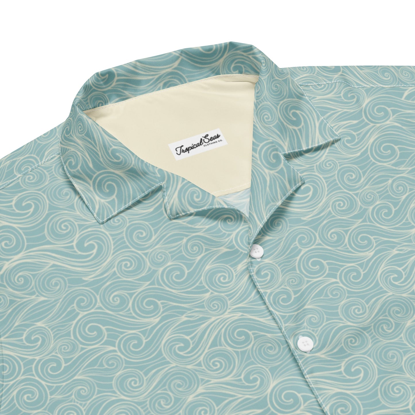 Salty Swirls Button Down Hawaiian Shirt