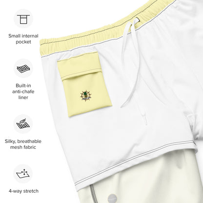 Men's Yellow Eco Board Shorts