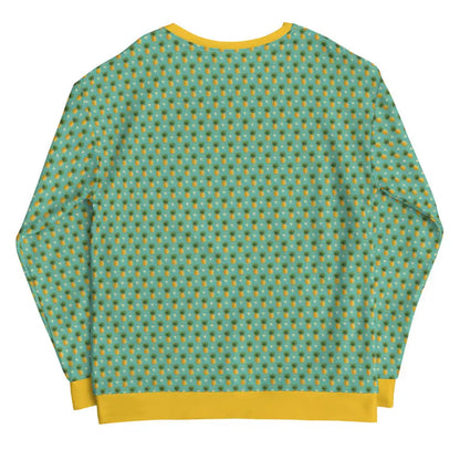 Women's Tropical Pineapple Print Sweatshirt