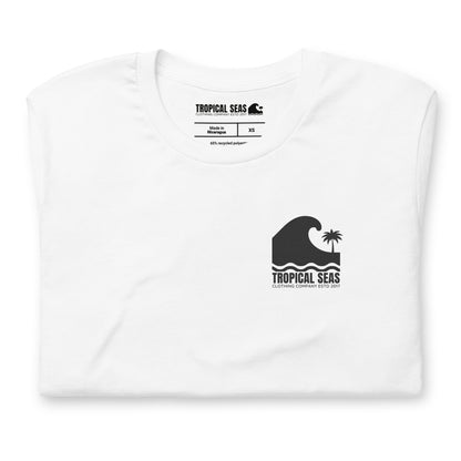 Respect the Depths Whale staple eco t-shirt