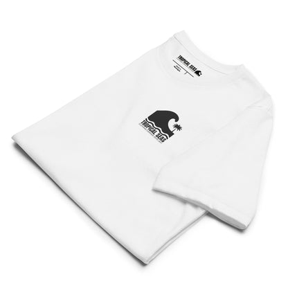 Respect the Depths Whale staple eco t-shirt