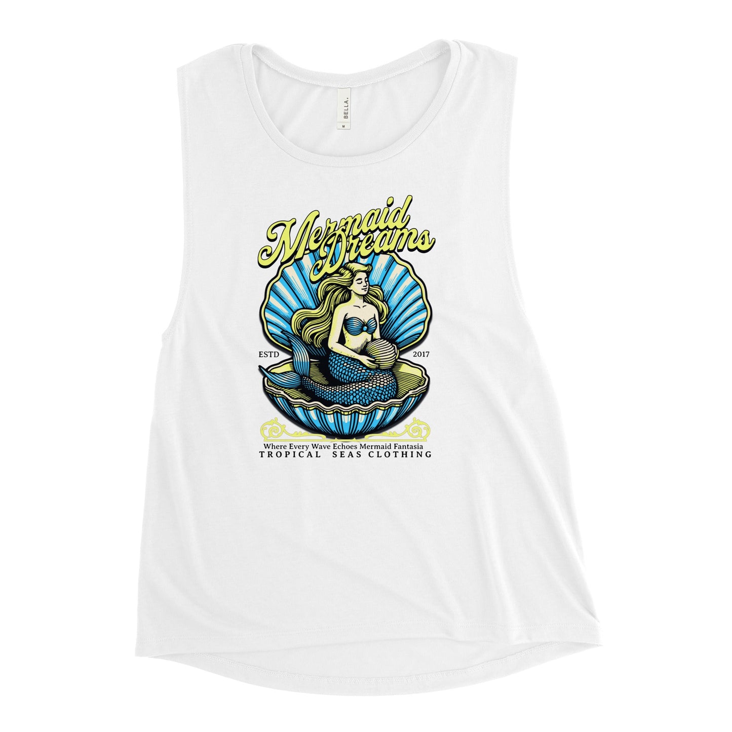 Ladies’ Tropical Mermaid Tank Top T-Shirt