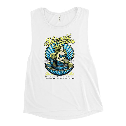 Ladies’ Tropical Mermaid Tank Top T-Shirt