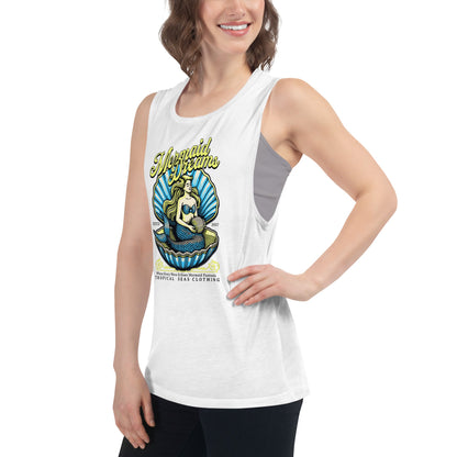 Ladies’ Tropical Mermaid Tank Top T-Shirt